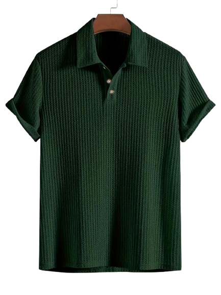 1+1 Gratis – Premium Texturiertes Polohemd