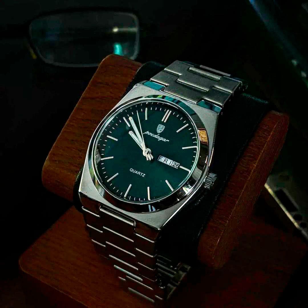 Herrenuhr Poedagar + kostenlose Geldbörse