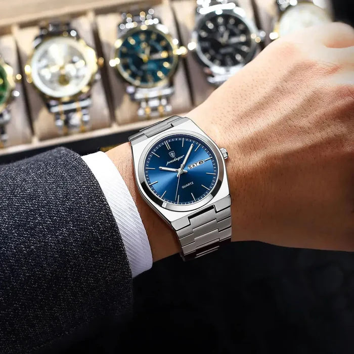 Herrenuhr Poedagar + kostenlose Geldbörse