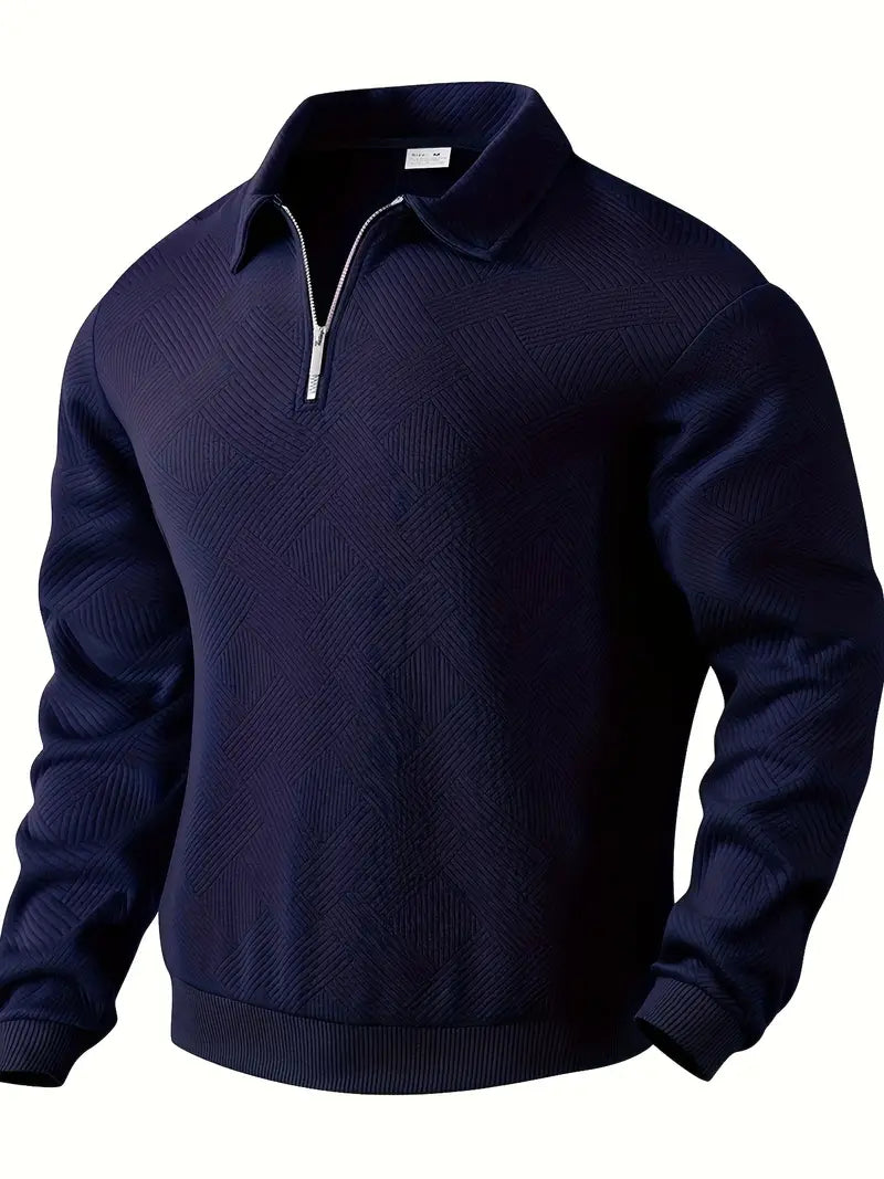 ADAZZY™ | Herrenpullover mit geometrischem Muster