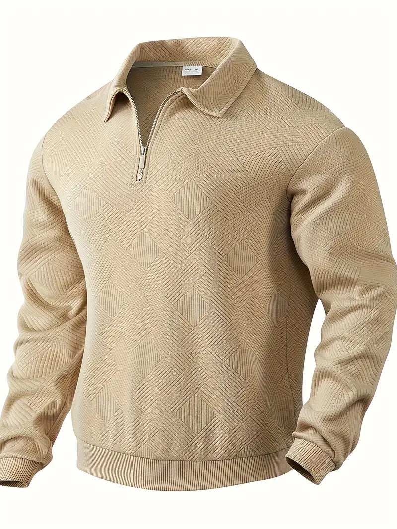 ADAZZY™ | Herrenpullover mit geometrischem Muster