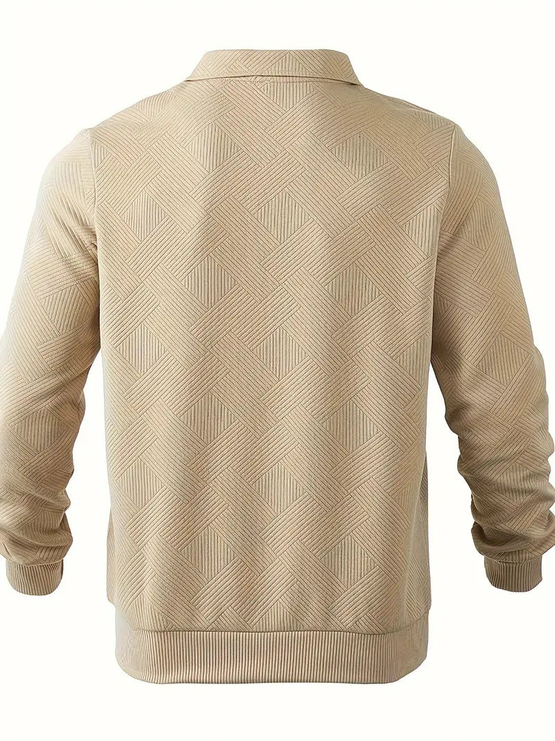 ADAZZY™ | Herrenpullover mit geometrischem Muster
