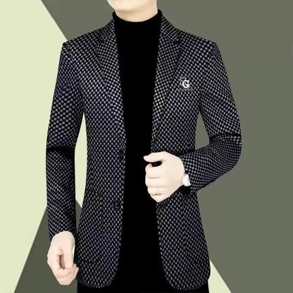 ÉLÉGANCE FLEX™ – Vielseitiges Slim-Fit Blazer für Herren