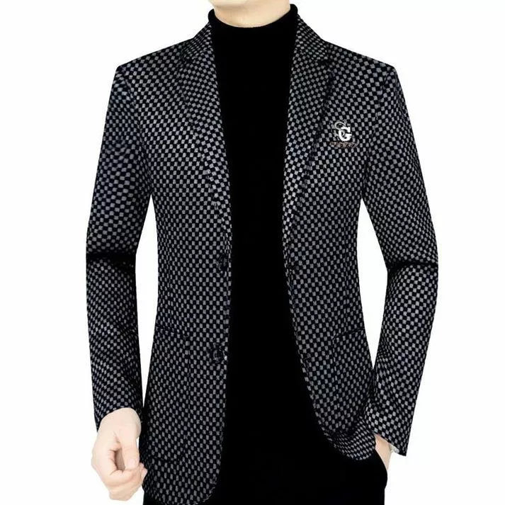 ÉLÉGANCE FLEX™ – Vielseitiges Slim-Fit Blazer für Herren